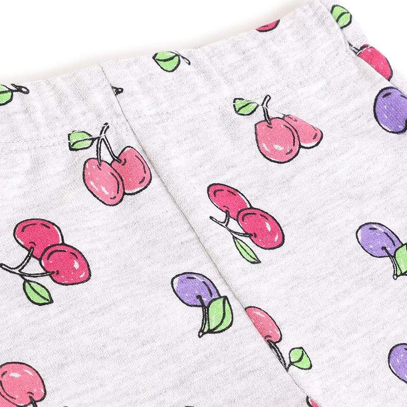 Girls Light Grey Printed Trouser image number 2